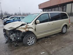 Salvage cars for sale at Fort Wayne, IN auction: 2012 Chrysler Town & Country Touring