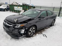 Salvage cars for sale at Chicago Heights, IL auction: 2022 Subaru Legacy Premium