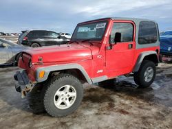 Jeep Wrangler salvage cars for sale: 1999 Jeep Wrangler / TJ SE