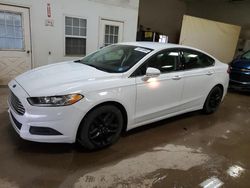 Salvage cars for sale from Copart Davison, MI: 2016 Ford Fusion SE