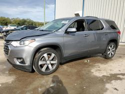 Salvage cars for sale at Apopka, FL auction: 2018 Chevrolet Traverse LT