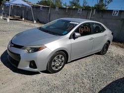 Salvage cars for sale from Copart Opa Locka, FL: 2014 Toyota Corolla L