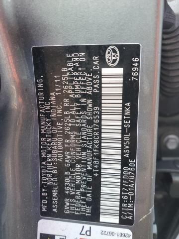 2012 Toyota Camry Base