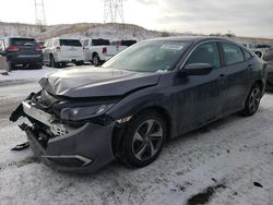 Honda salvage cars for sale: 2020 Honda Civic LX