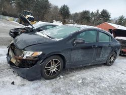 Salvage cars for sale at Mendon, MA auction: 2010 Honda Civic LX