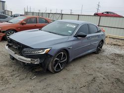 Salvage cars for sale from Copart Haslet, TX: 2022 Honda Accord Sport