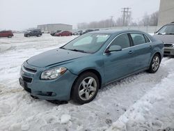 Chevrolet Malibu 1LT salvage cars for sale: 2009 Chevrolet Malibu 1LT