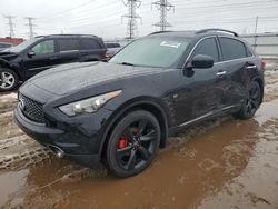 Infiniti QX70 salvage cars for sale: 2017 Infiniti QX70