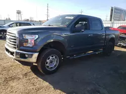 Salvage cars for sale from Copart Chicago Heights, IL: 2016 Ford F150 Supercrew