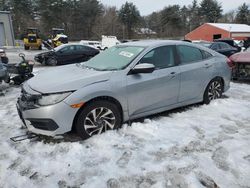 Salvage cars for sale at Mendon, MA auction: 2018 Honda Civic EX
