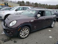 Salvage cars for sale at Exeter, RI auction: 2017 Mini Cooper S Clubman ALL4