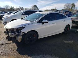 Chevrolet Cruze LT salvage cars for sale: 2017 Chevrolet Cruze LT