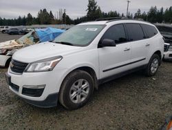 Salvage cars for sale from Copart Graham, WA: 2017 Chevrolet Traverse LS