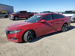 Honda Accord salvage cars for sale: 2018 Honda Accord Sport