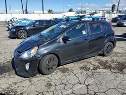 Salvage cars for sale at Van Nuys, CA auction: 2017 Toyota Prius C