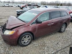 Salvage cars for sale from Copart Louisville, KY: 2012 Honda Odyssey EXL