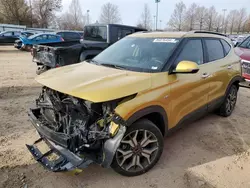 KIA salvage cars for sale: 2022 KIA Seltos SX