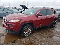 Jeep Cherokee Limited salvage cars for sale: 2016 Jeep Cherokee Limited