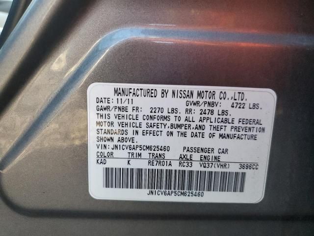 2012 Infiniti G37 Base