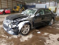 Salvage cars for sale at Columbia Station, OH auction: 2015 Infiniti Q40