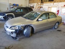 Honda Accord salvage cars for sale: 2007 Honda Accord EX