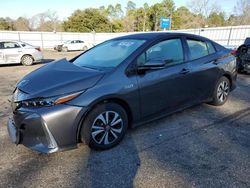 Toyota Prius salvage cars for sale: 2018 Toyota Prius Prime