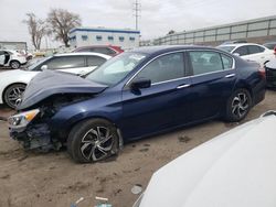 Honda salvage cars for sale: 2017 Honda Accord LX