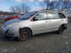 Salvage cars for sale from Copart Baltimore, MD: 2006 Toyota Sienna CE