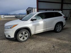 Toyota Highlander salvage cars for sale: 2016 Toyota Highlander Limited