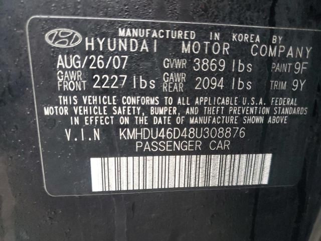 2008 Hyundai Elantra GLS