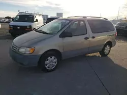 Salvage cars for sale at New Orleans, LA auction: 2002 Toyota Sienna CE