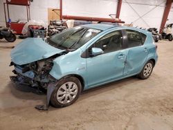 Salvage cars for sale at Center Rutland, VT auction: 2014 Toyota Prius C