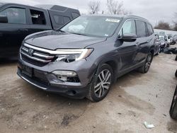 Honda Pilot Touring salvage cars for sale: 2016 Honda Pilot Touring