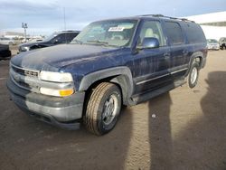 Chevrolet salvage cars for sale: 2001 Chevrolet Suburban K1500