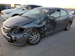 Honda salvage cars for sale: 2012 Honda Civic EX