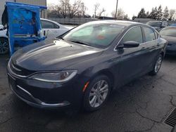 Salvage cars for sale from Copart Woodburn, OR: 2016 Chrysler 200 Limited