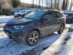 Salvage cars for sale at Center Rutland, VT auction: 2017 Toyota Rav4 XLE