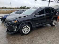 Salvage cars for sale from Copart Orlando, FL: 2019 Jeep Cherokee Latitude