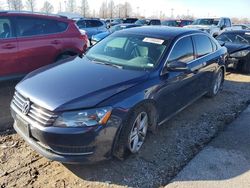 Volkswagen Passat salvage cars for sale: 2014 Volkswagen Passat SE