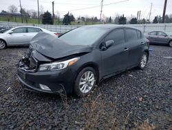 Salvage cars for sale from Copart Portland, OR: 2017 KIA Forte LX