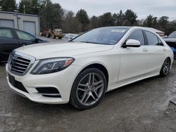 Vehiculos salvage en venta de Copart Mendon, MA: 2017 Mercedes-Benz S 550 4matic