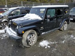 Jeep Wrangler salvage cars for sale: 2015 Jeep Wrangler Unlimited Sahara