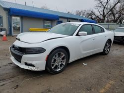 Salvage cars for sale from Copart Wichita, KS: 2015 Dodge Charger SXT