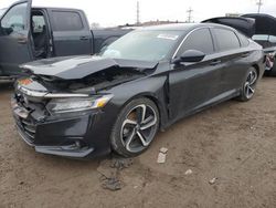 Vehiculos salvage en venta de Copart Chicago Heights, IL: 2021 Honda Accord Sport