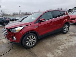 Salvage cars for sale from Copart Fort Wayne, IN: 2017 Ford Escape Titanium