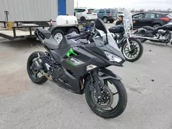 Salvage motorcycles for sale at Sikeston, MO auction: 2023 Kawasaki EX400