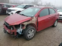 Salvage cars for sale at Cahokia Heights, IL auction: 2013 Chevrolet Sonic LT