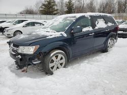 Vehiculos salvage en venta de Copart Davison, MI: 2014 Dodge Journey Limited