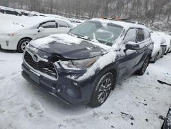 Salvage cars for sale at Marlboro, NY auction: 2022 Toyota Highlander XLE