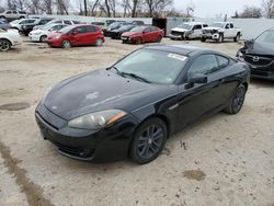 Hyundai Tiburon GS salvage cars for sale: 2008 Hyundai Tiburon GS